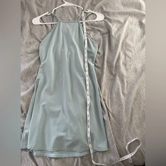 Abercrombie & Fitch A&F Traveler Built In Shorts Sleeveless Blue Dress SP Comfy - Picture 9 of 9